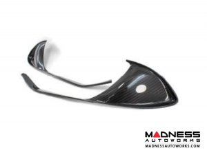 Alfa Romeo 4C Carbon Fiber Front Grille Insert Trim Set 